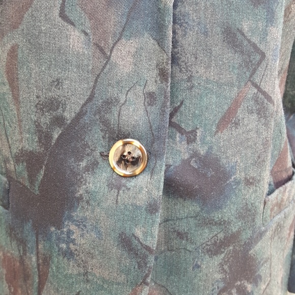 Vintage Abstract Blazer - Picture 2 of 4
